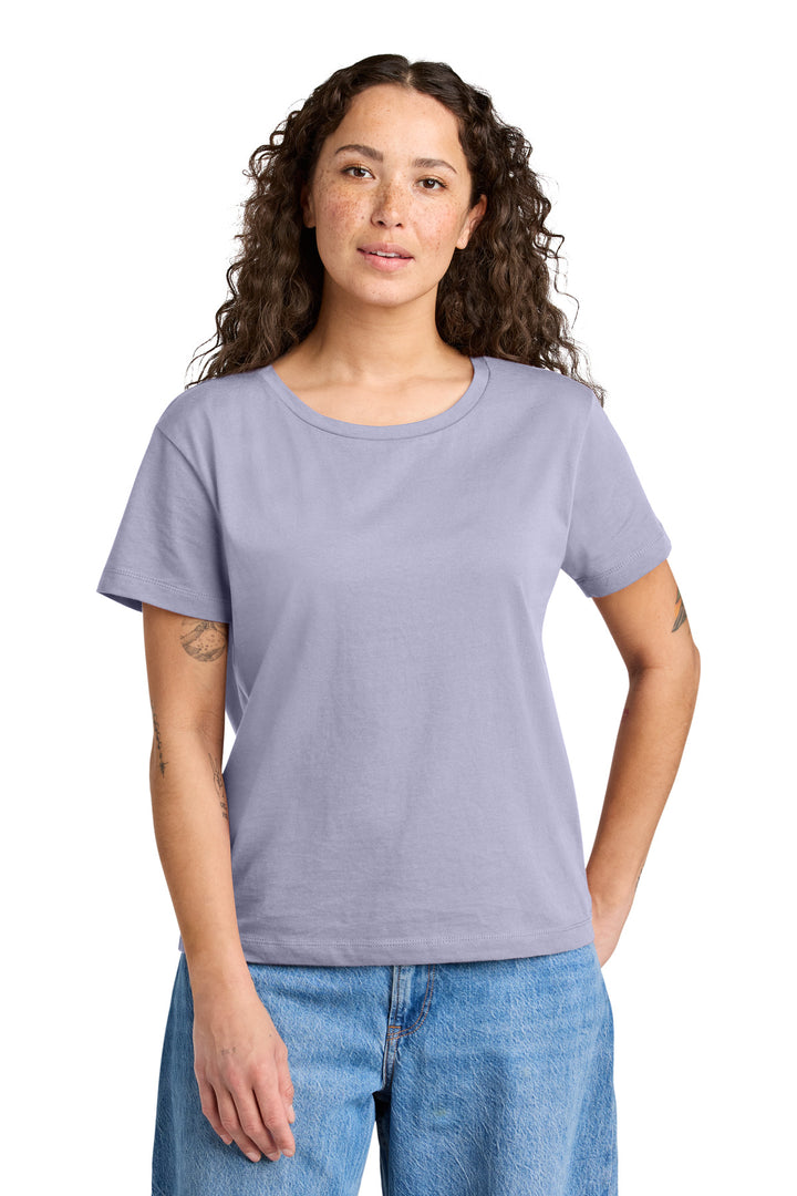 Front View of Lavender Stanley/Stella Women's Stella Serena Scoop Neck Tee SXW008
