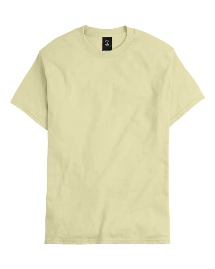 Front View of Lemon Meringue Beefy-T® T-Shirt - 5180