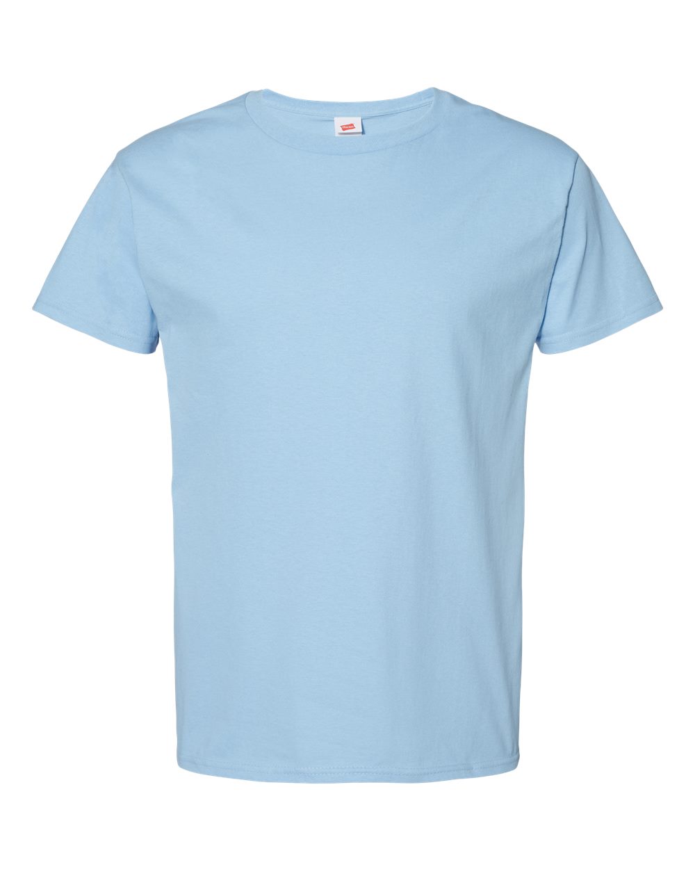 Front View of Light Blue Essential-T T-Shirt - 5280