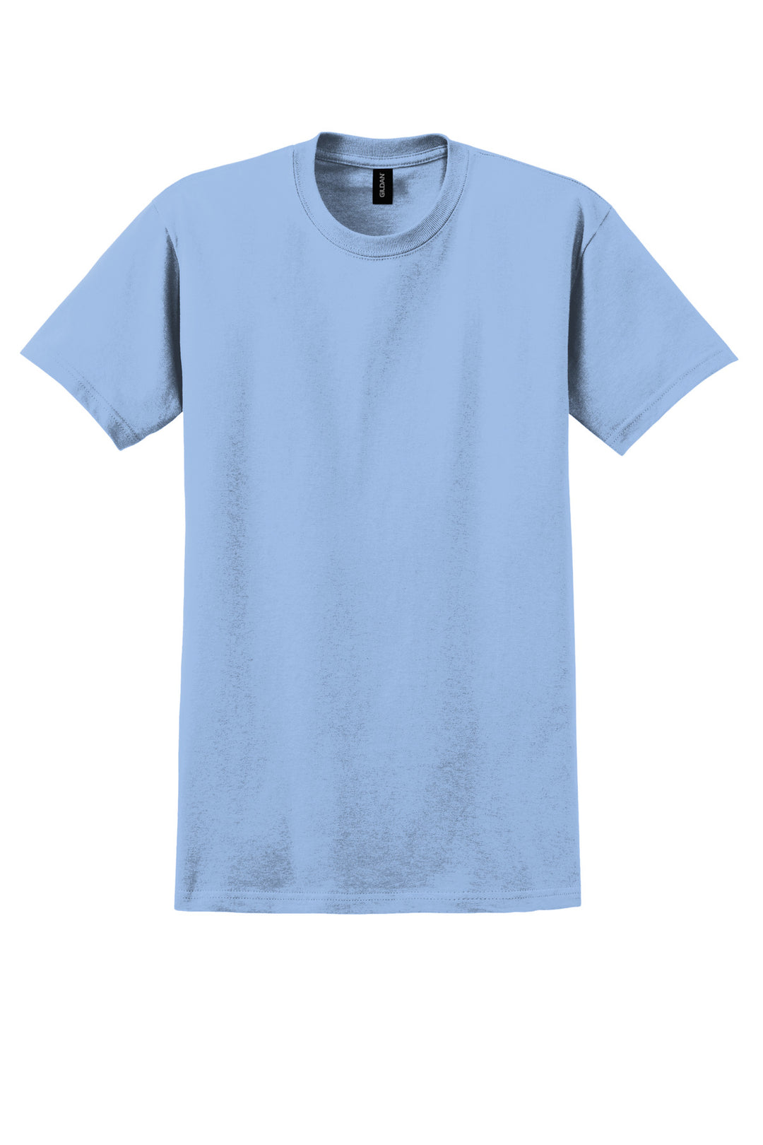 Front View of Light Blue Gildan - Ultra Cotton 100% US Cotton T-Shirt. 2000