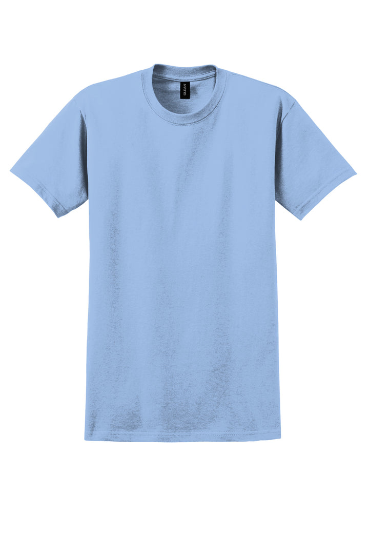 Front View of Light Blue Gildan - Ultra Cotton 100% US Cotton T-Shirt. 2000