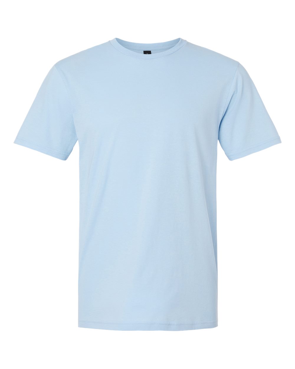 Front View of Light Blue Softstyle® T-Shirt - 64000