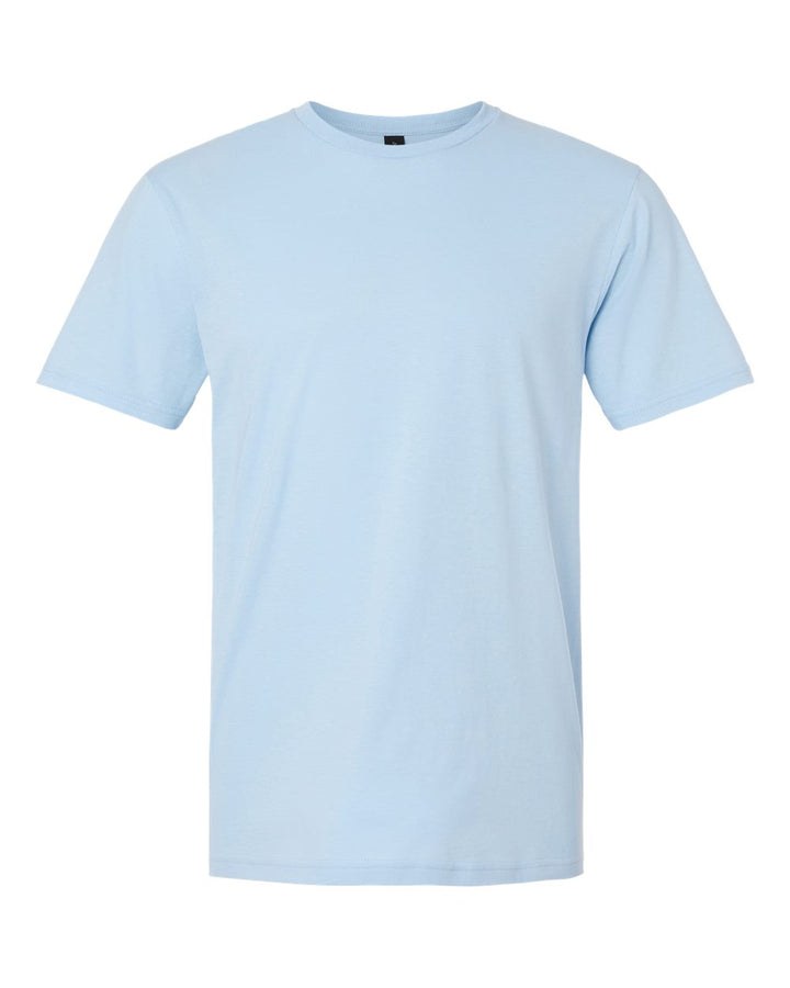 Front View of Light Blue Softstyle® T-Shirt - 64000