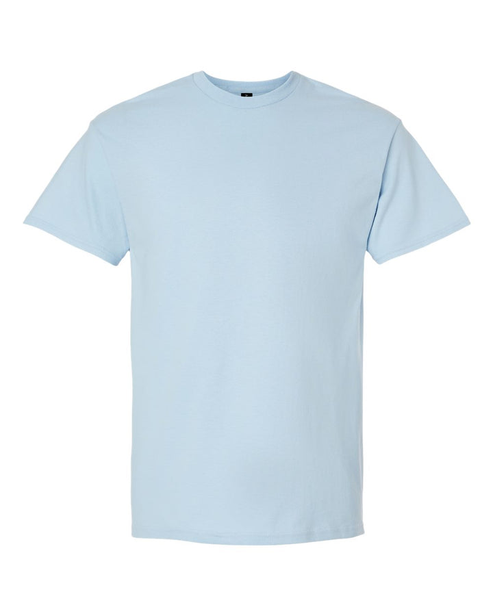 Front View of Light Blue Ultra Cotton® T-Shirt - 2000