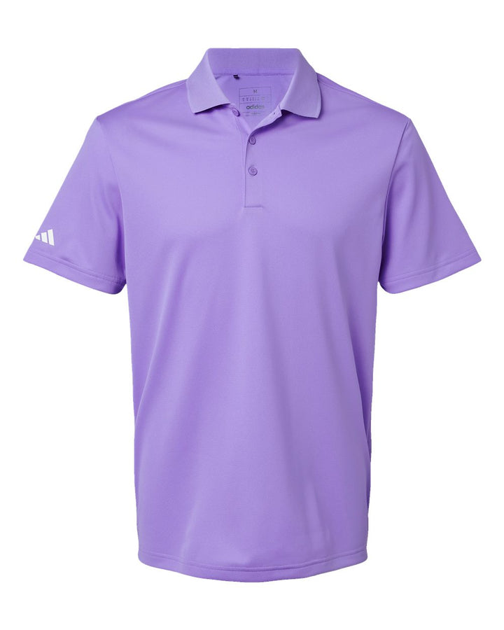 Front View of Light Flash Purple Basic Sport Polo - A430