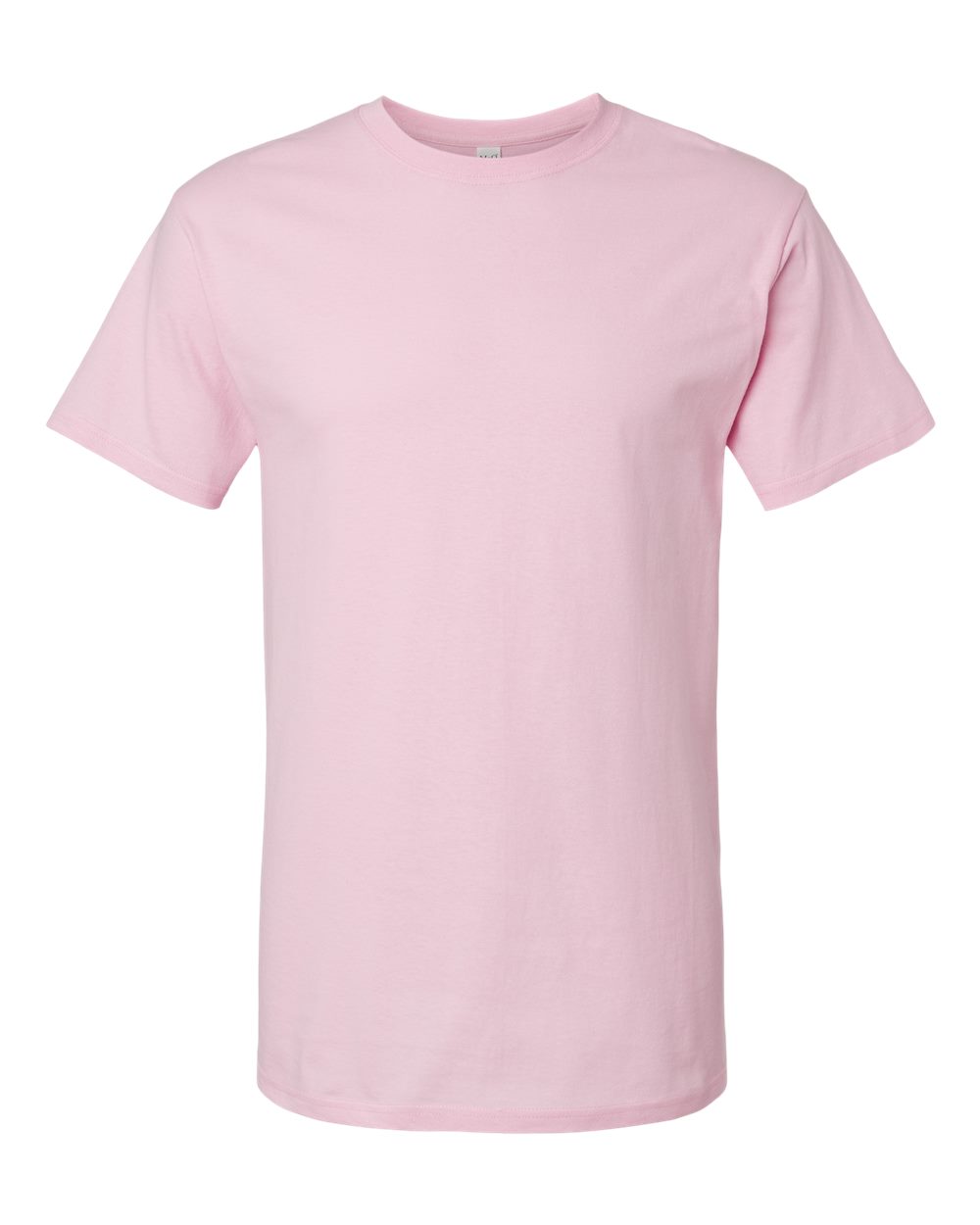 Front View of Light Pink Gold Soft Touch T-Shirt - 4800