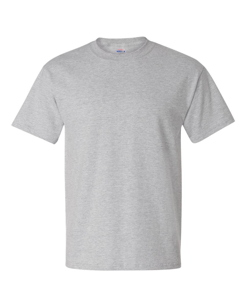 Front View of Light Steel Beefy-T® T-Shirt - 5180
