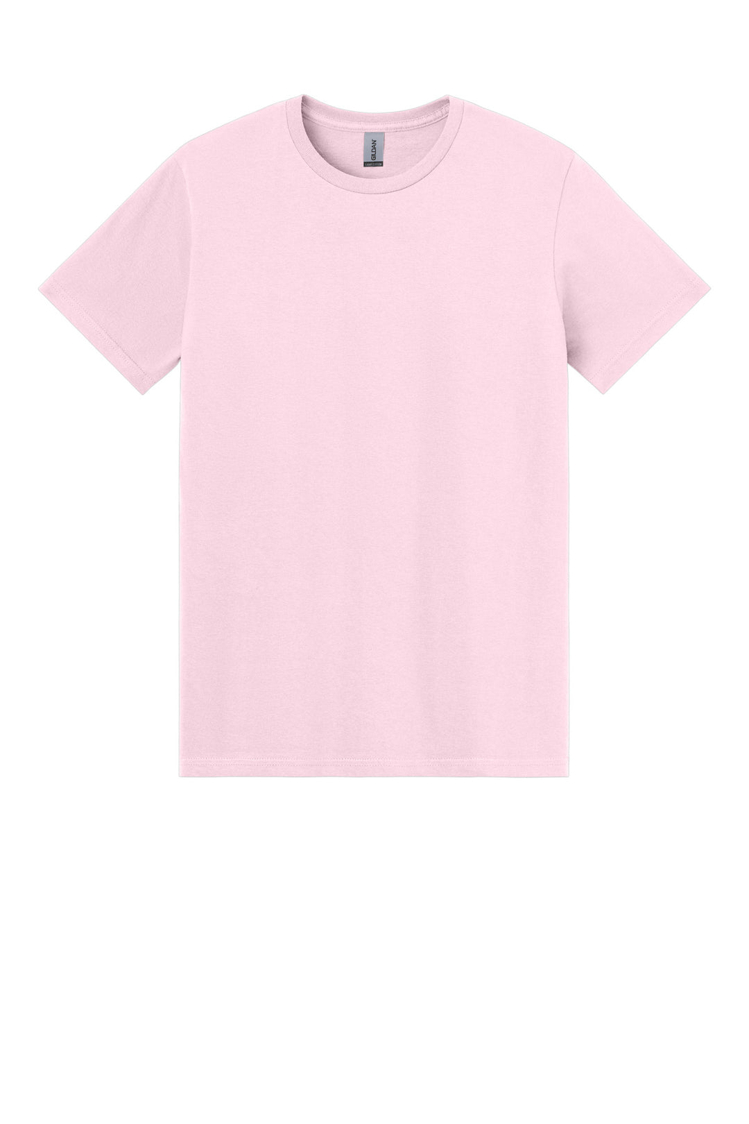 Front View of LightPink Gildan Light Cotton Tee 3000