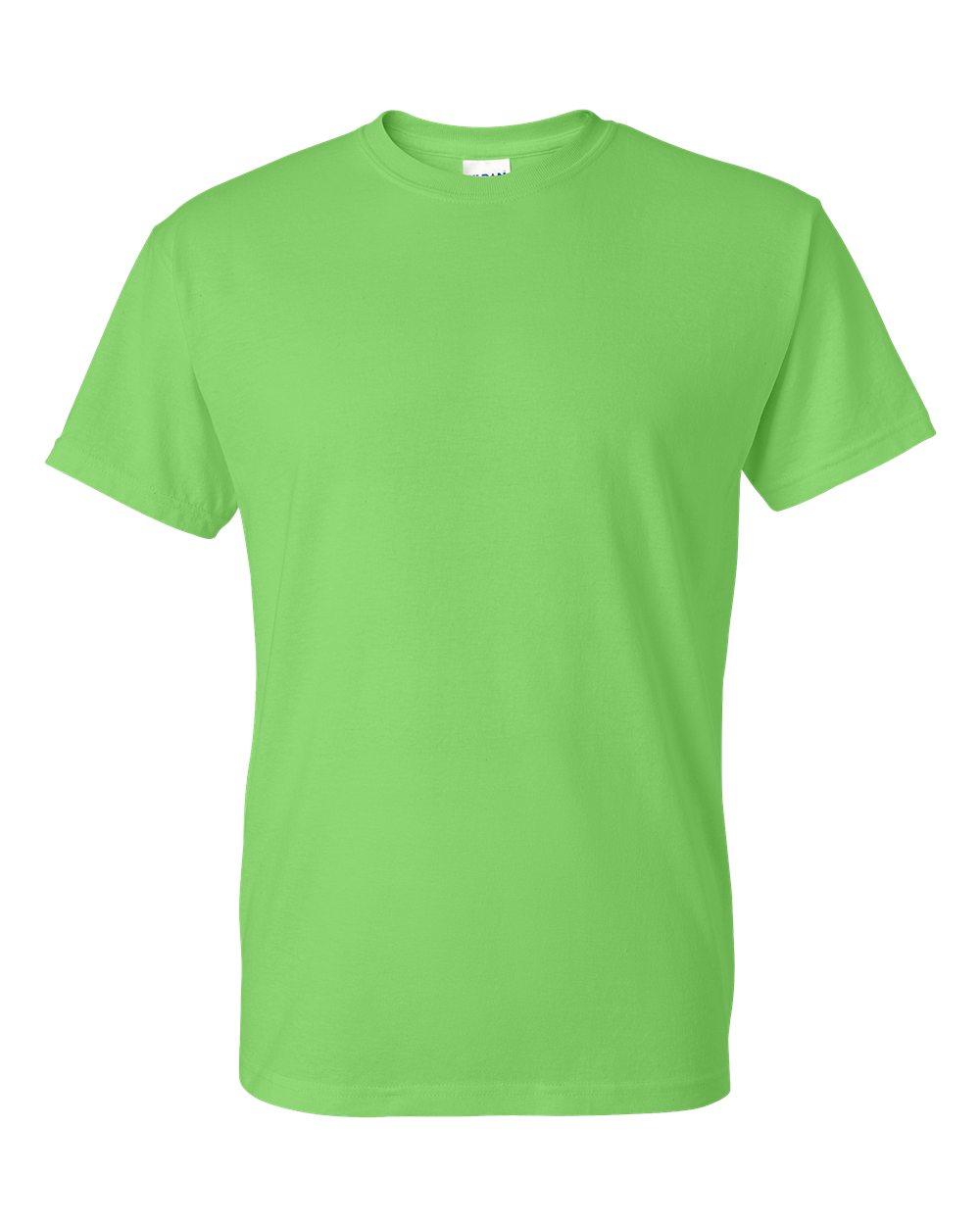 Front View of Lime DryBlend® T-Shirt - 8000