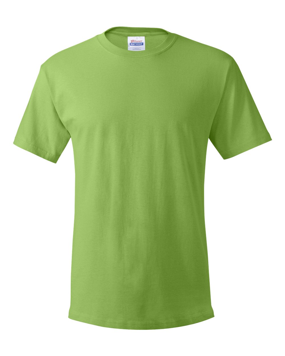 Front View of Lime Essential-T T-Shirt - 5280