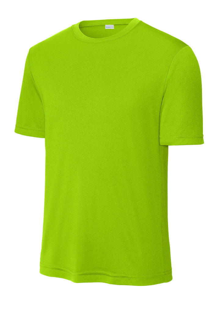 Front View of Lime Shock Sport-Tek PosiCharge Competitor Tee. ST350