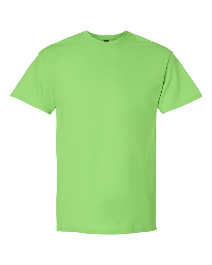 Front View of Lime Ultra Cotton® T-Shirt - 2000