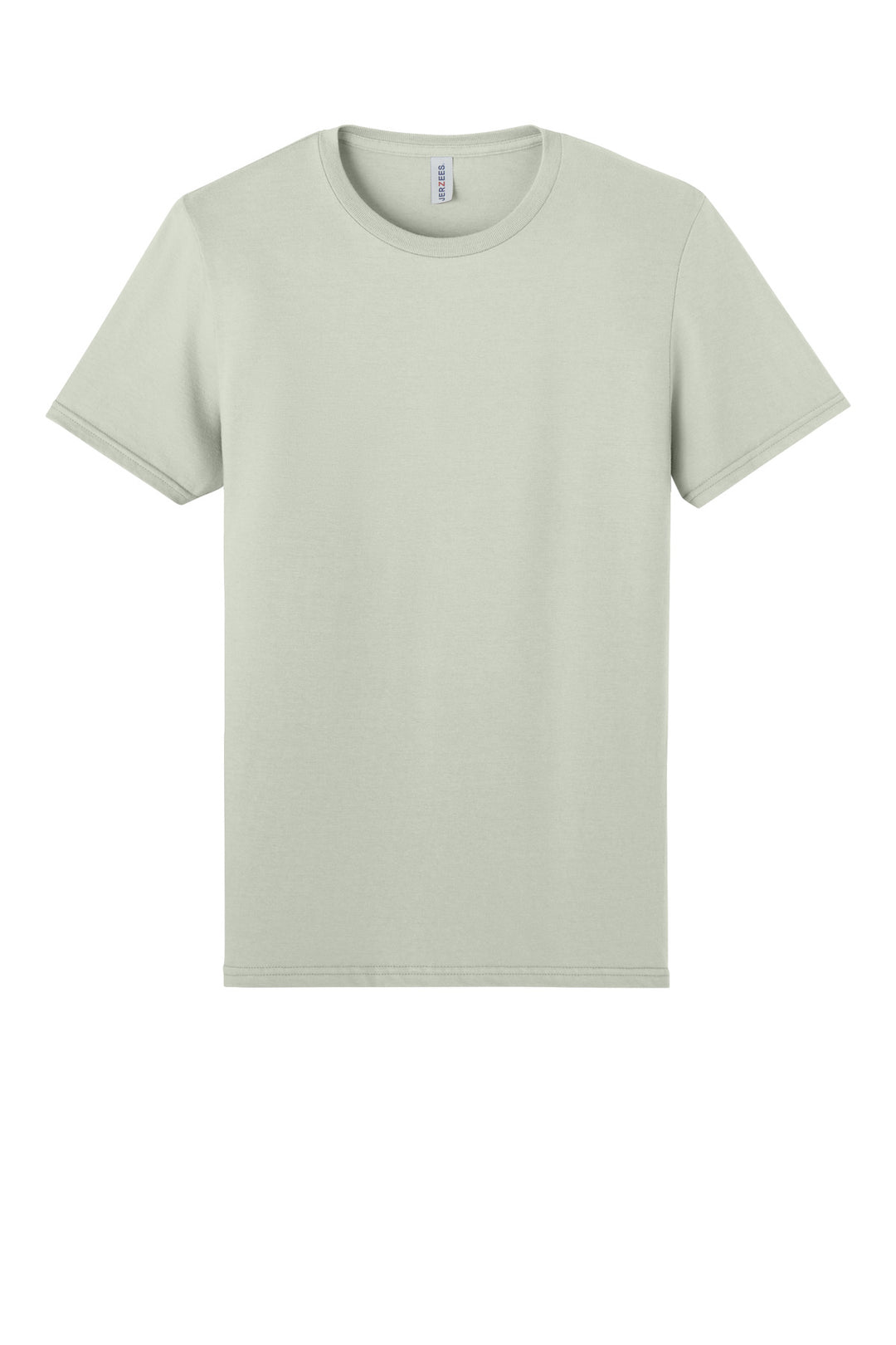 Front View of Limestone Jerzees Unisex Premium Combed Ring Spun Cotton Tee 570M