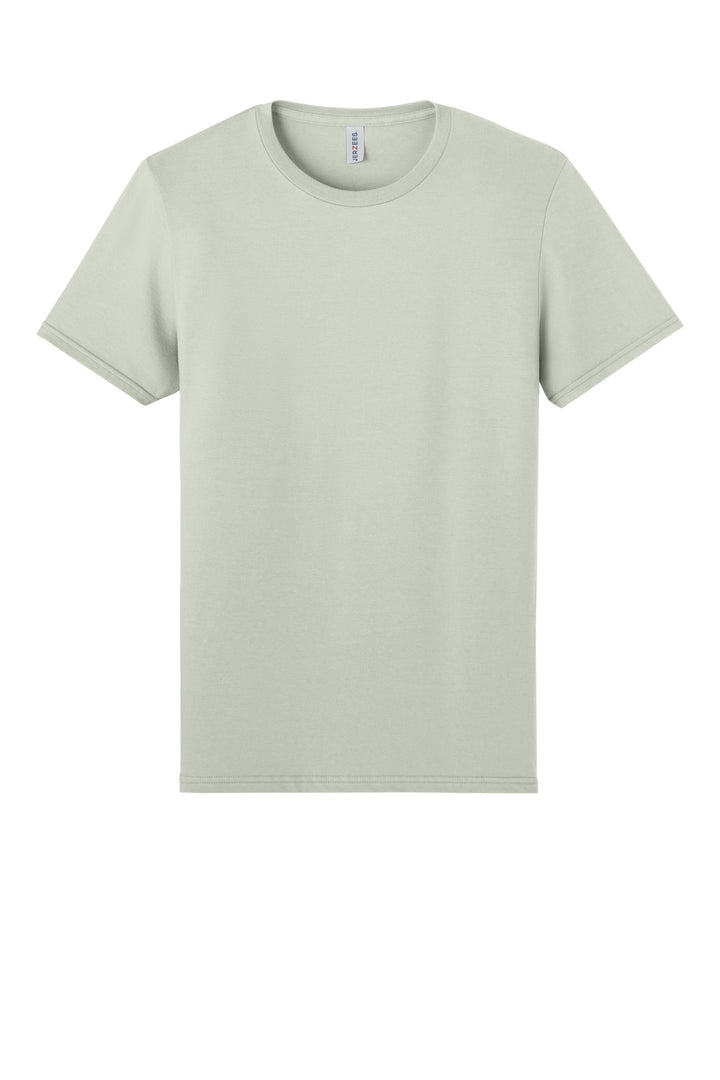 Front View of Limestone Jerzees Unisex Premium Combed Ring Spun Cotton Tee 570M