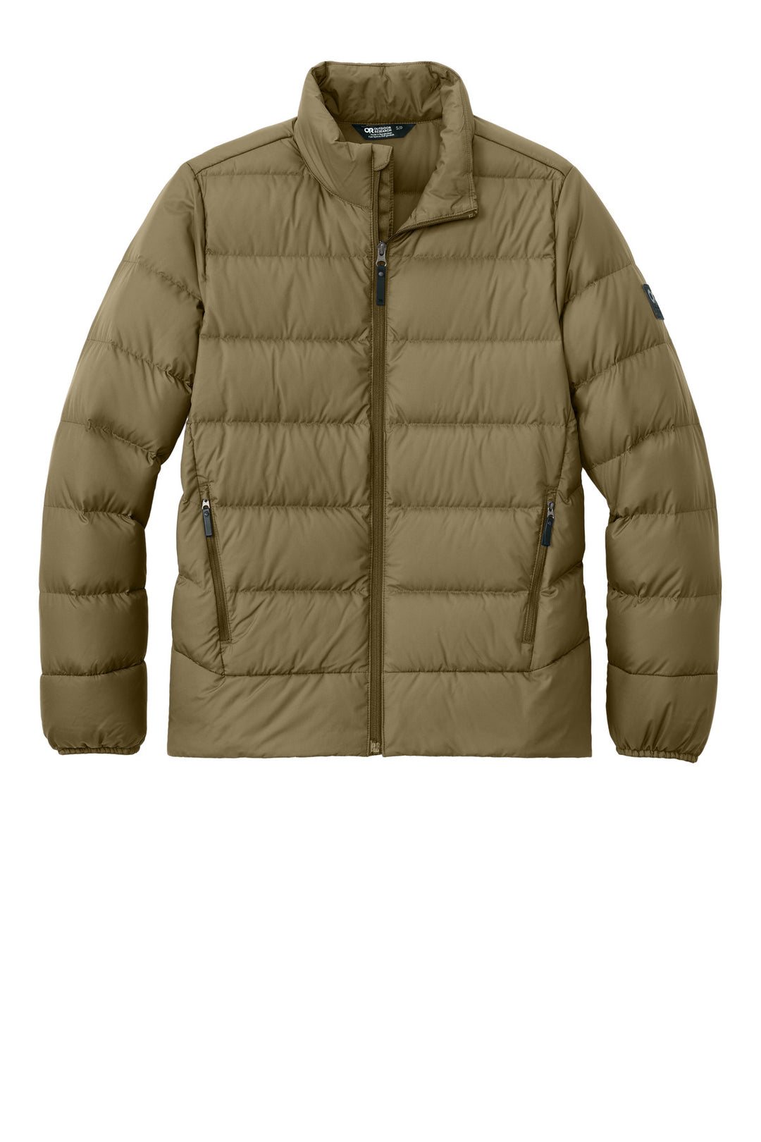 Front View of Loden LIMITED EDITION Outdoor Research Coldsnap Down Jacket OR322226