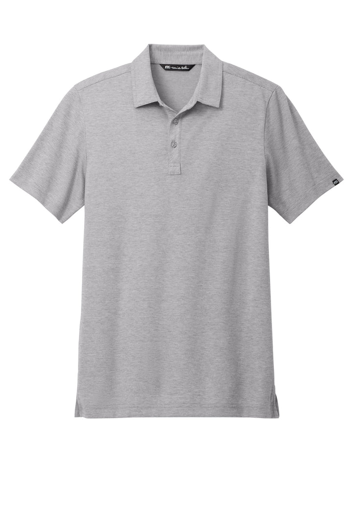 Front View of LtGreyHt TravisMathew Sunnyvale Polo TM1MAA369