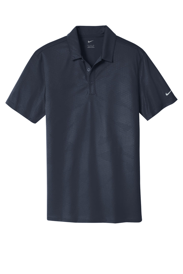 Front View of Marine Nike Dri-FIT Embossed Tri-Blade Polo. 838964
