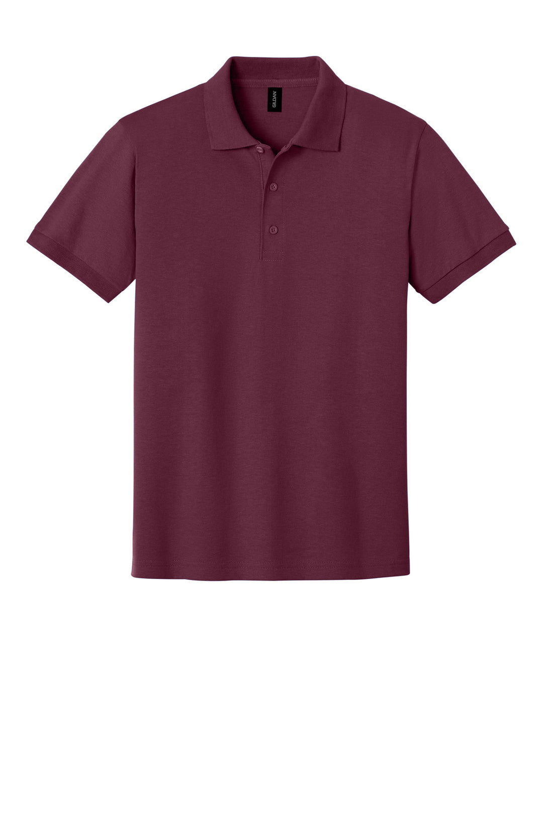 Front View of Maroon Gildan - DryBlend 6-Ounce Jersey Knit Sport Shirt. 8800