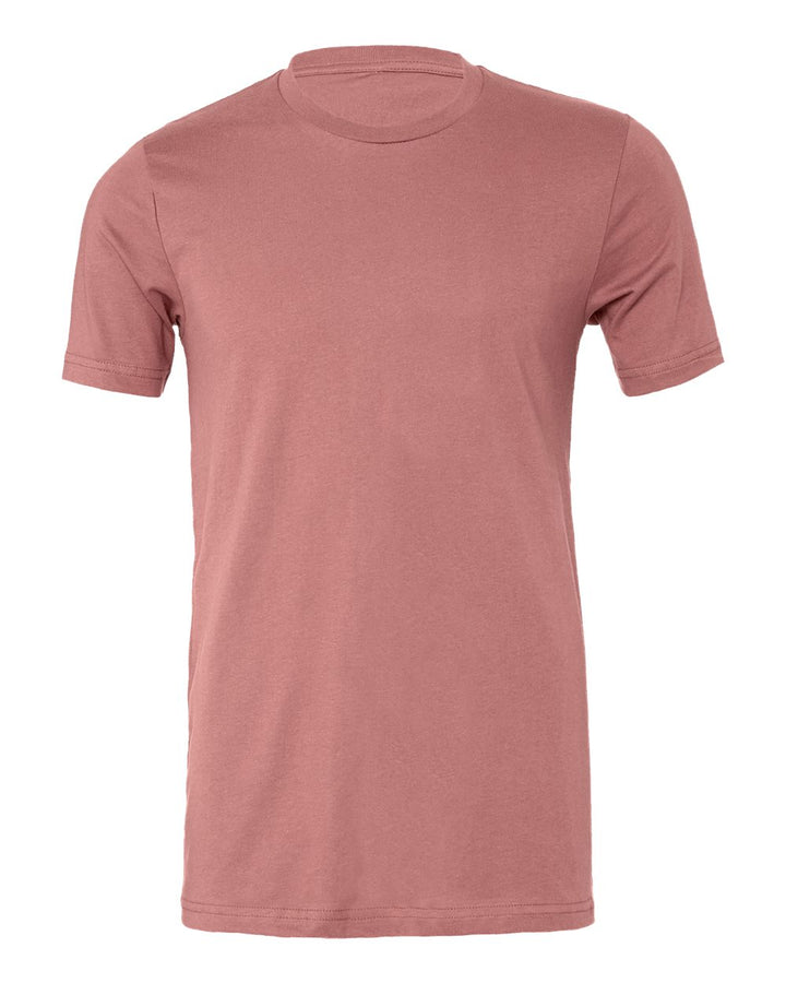 Front View of Mauve Jersey Tee - 3001
