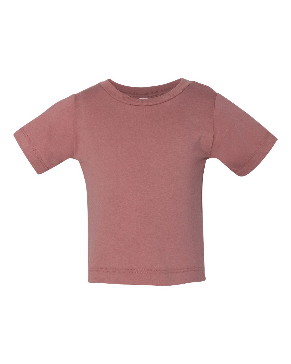 Front View of Mauve Triblend Infant Triblend Tee - 3413B