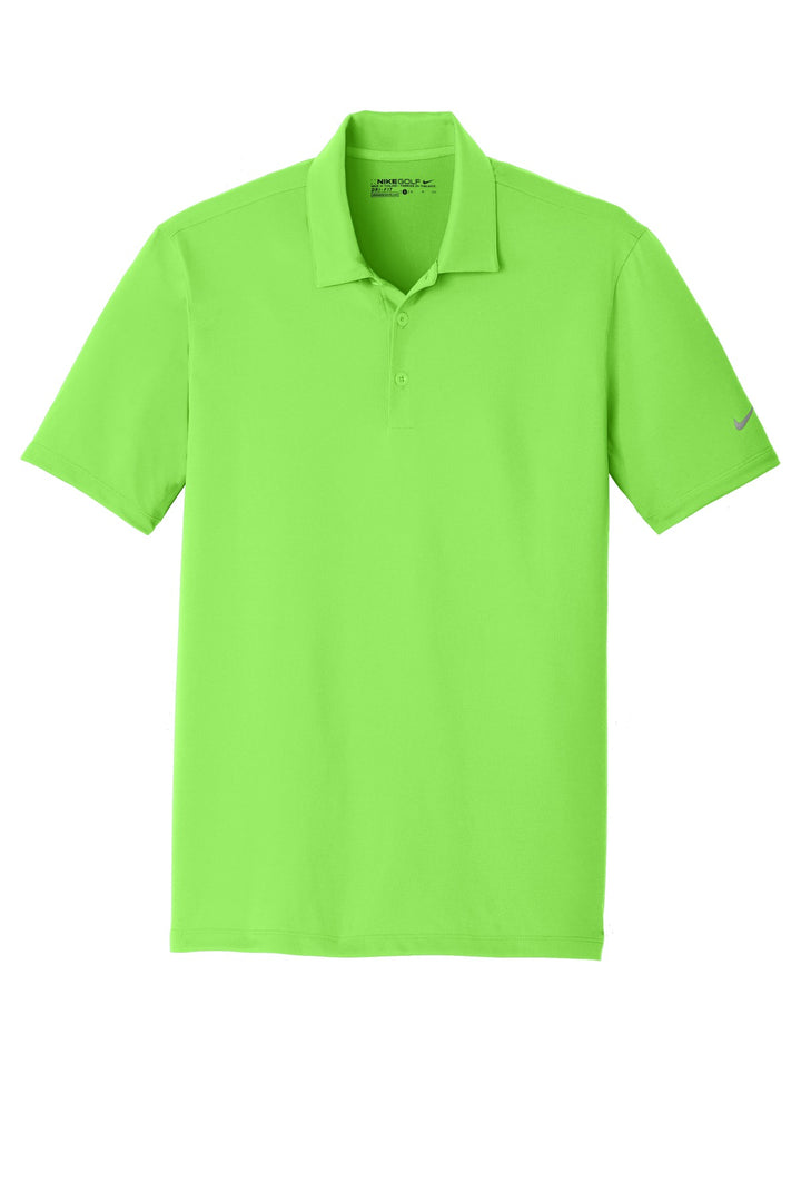Front View of Mean Green Nike Dri-FIT Legacy Polo. 883681