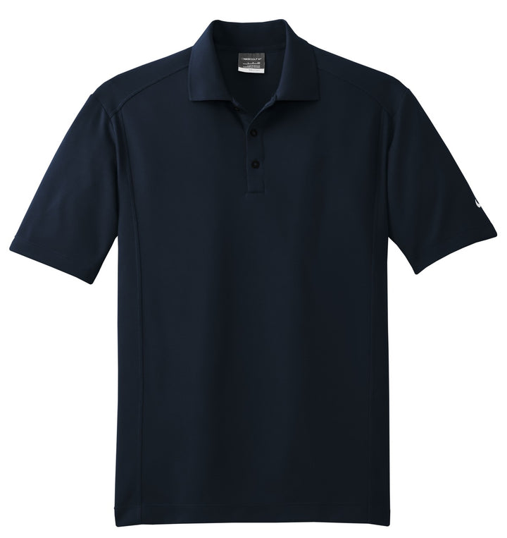Front View of Midnight Navy Nike Dri-FIT Classic Polo. 267020
