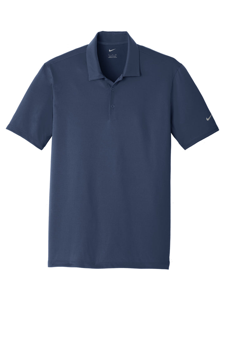 Front View of Midnight Navy Nike Dri-FIT Legacy Polo. 883681