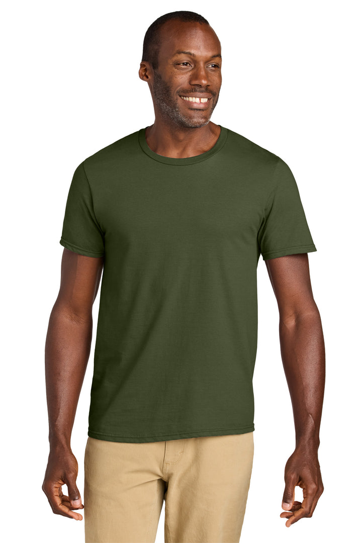 Front View of MilGreen Jerzees Classics Unisex Cotton T-Shirt 363M