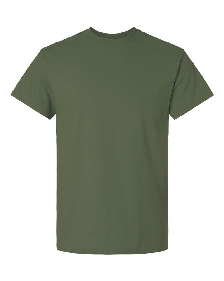 Front View of Military Green Ultra Cotton® T-Shirt - 2000