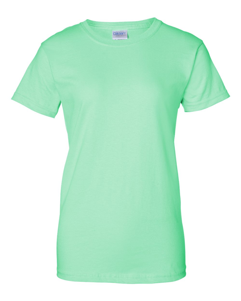 Front View of Mint Green Ultra Cotton® Women’s T-Shirt - 2000L
