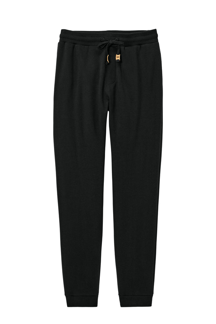 Front View of MtoriteBlk tentree Atlas Sweatpant TTCM5645