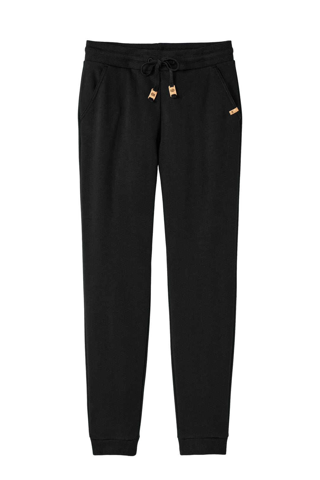 Front View of MtoriteBlk tentree Women's Bamone Sweatpant TTCW5647
