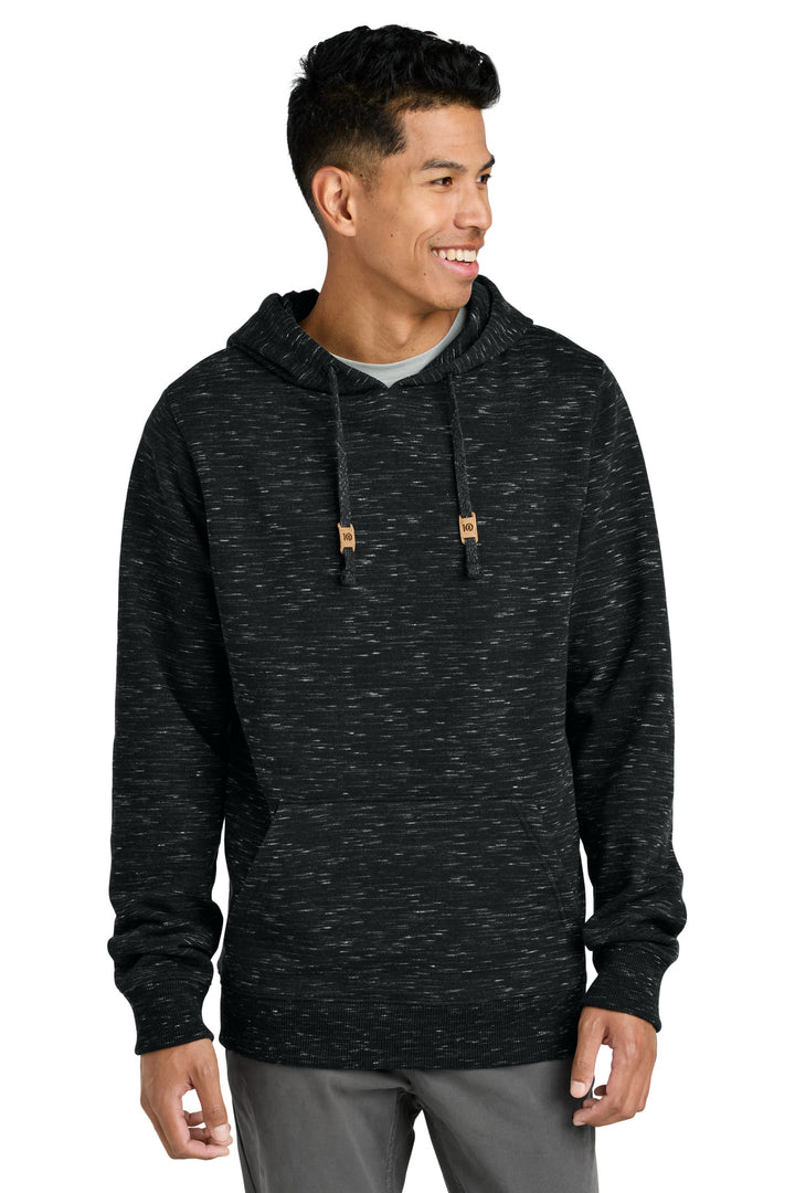 Front View of MtrBkSpcDy LIMITED EDITION tentree Space Dye Fleece Classic Hoodie TTCM4413
