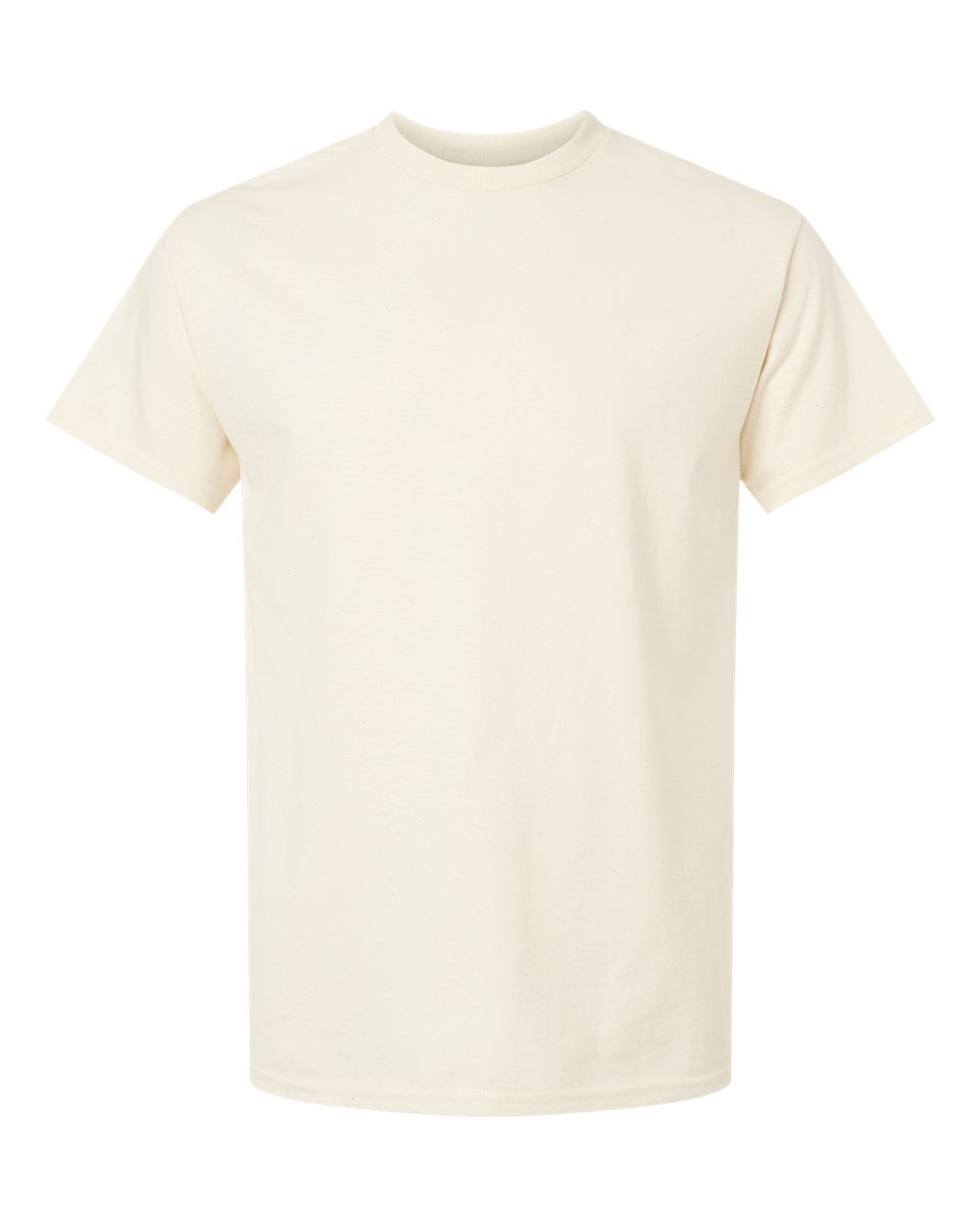 Front View of Natural Ultra Cotton® T-Shirt - 2000
