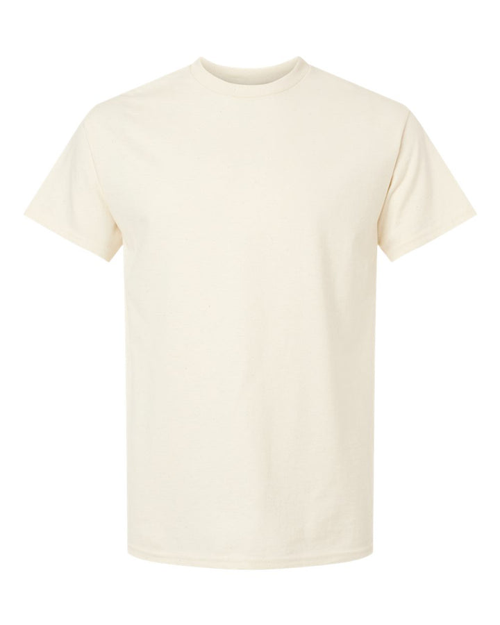Front View of Natural Ultra Cotton® T-Shirt - 2000