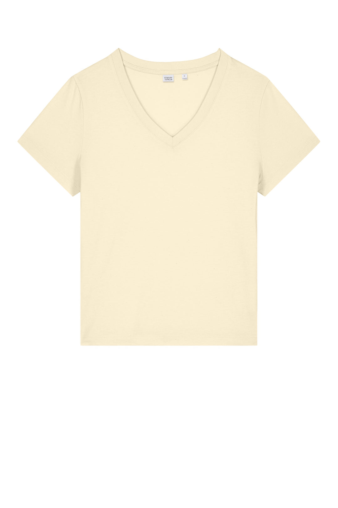 Front View of NaturalRaw Stanley/Stella Women's Stella Isla V-Neck Tee SXW032