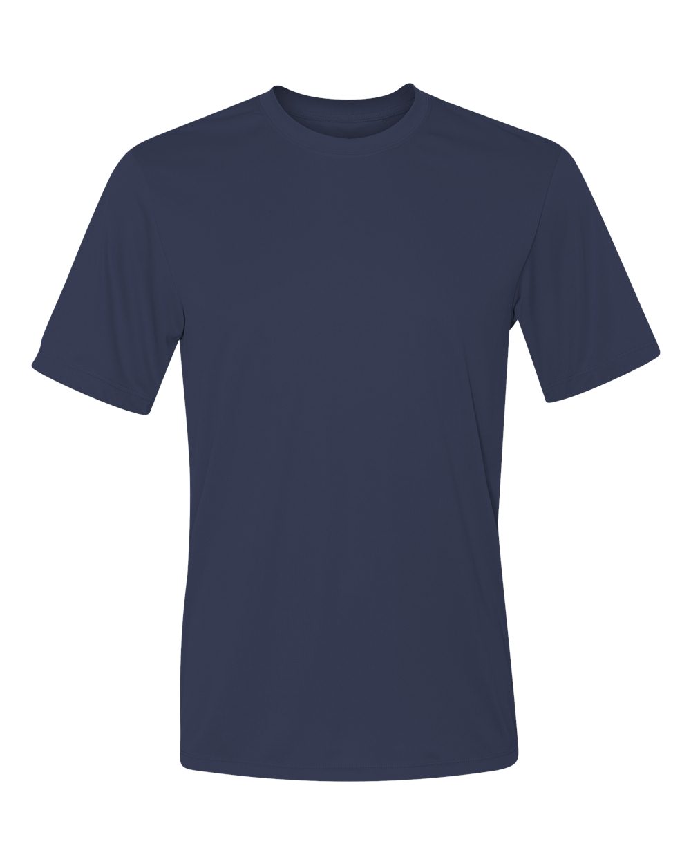 Front View of Navy Cool DRI® Performance T-Shirt - 4820