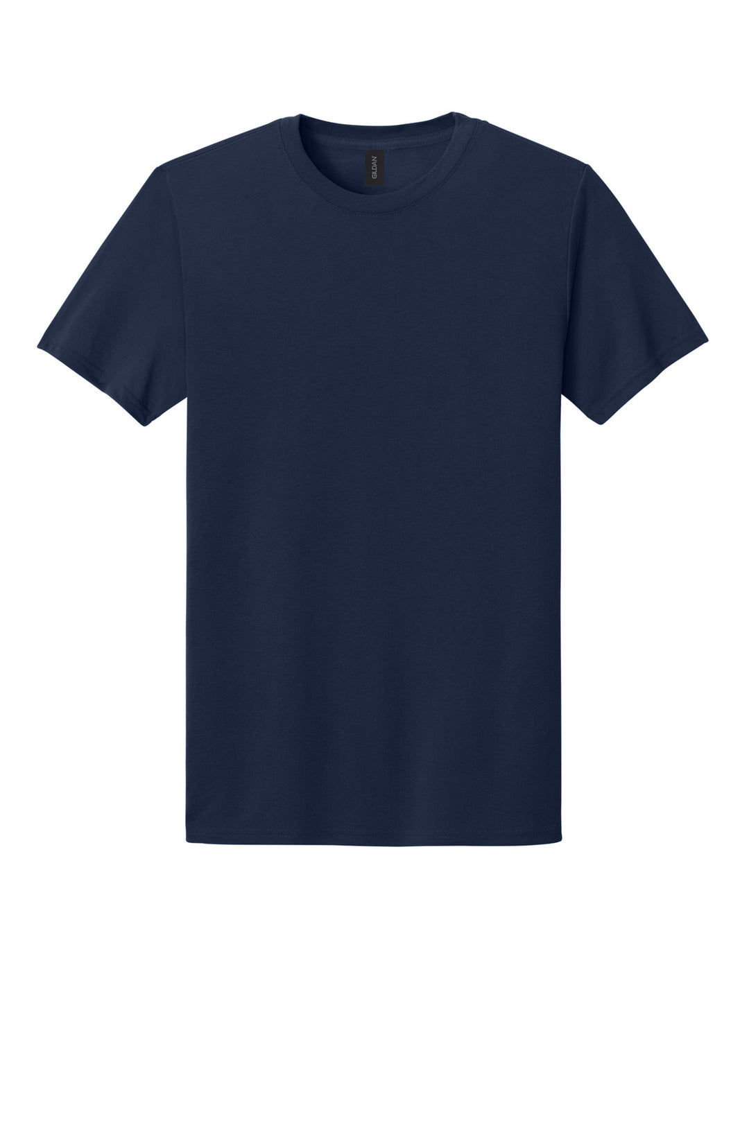 Front View of Navy Gildan Gildan Performance T-Shirt. 42000