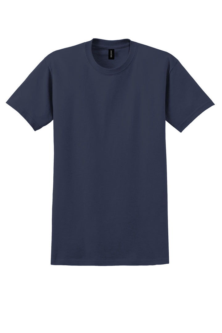Front View of Navy Gildan - Ultra Cotton 100% US Cotton T-Shirt. 2000