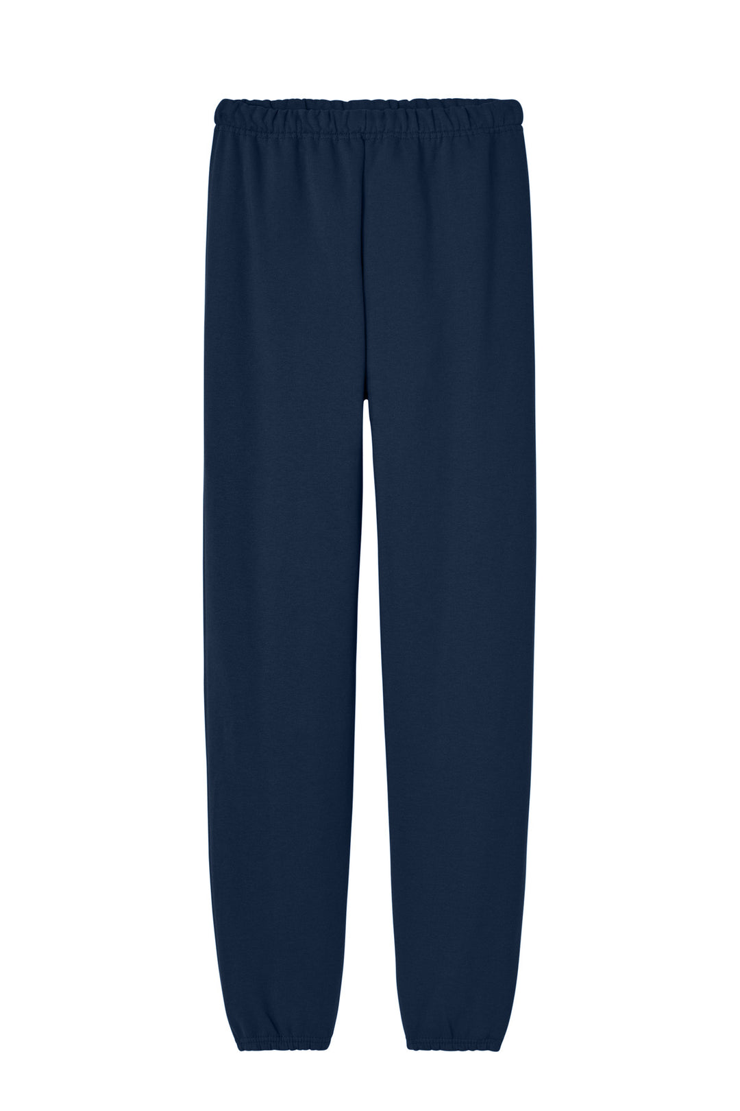 Front View of Navy Jerzees - NuBlend Sweatpant. 973M