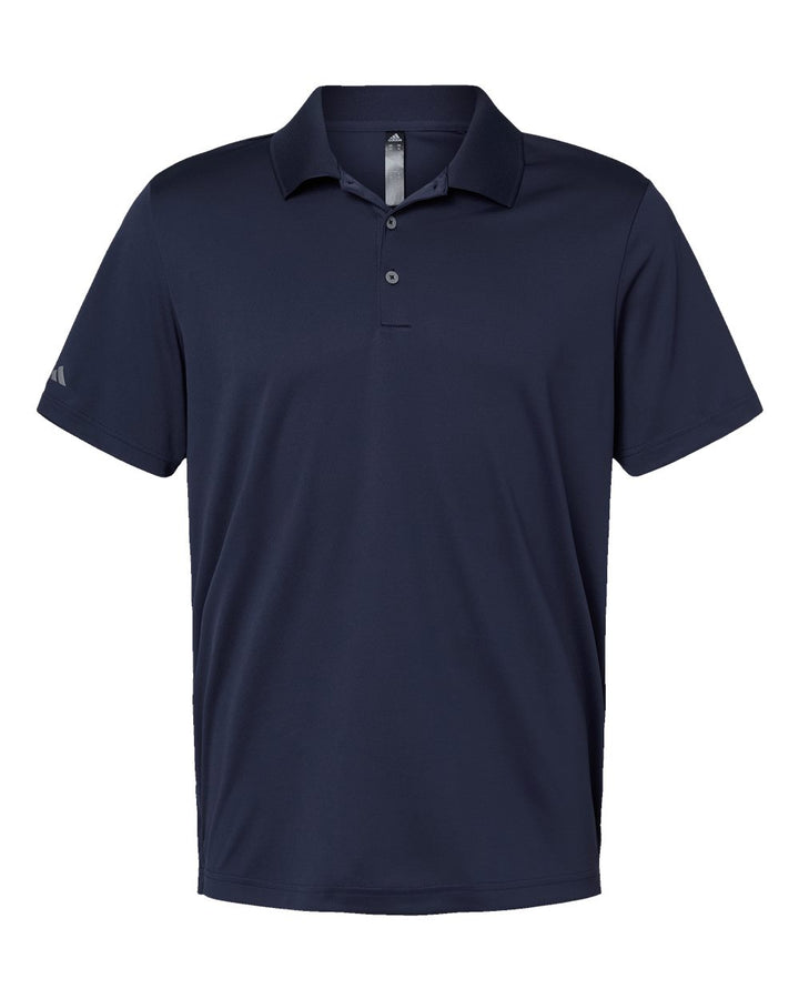 Front View of Navy Performance Polo - A230