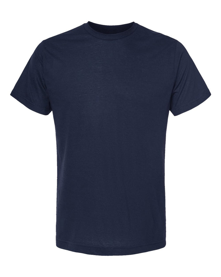 Front View of Navy Poly-Rich T-Shirt - 241