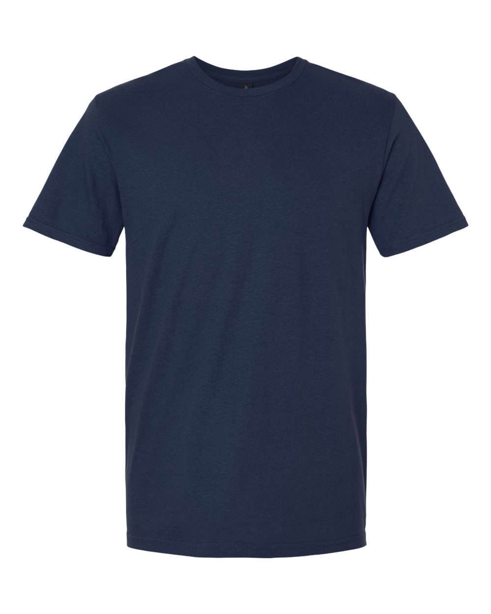 Front View of Navy Softstyle® T-Shirt - 64000