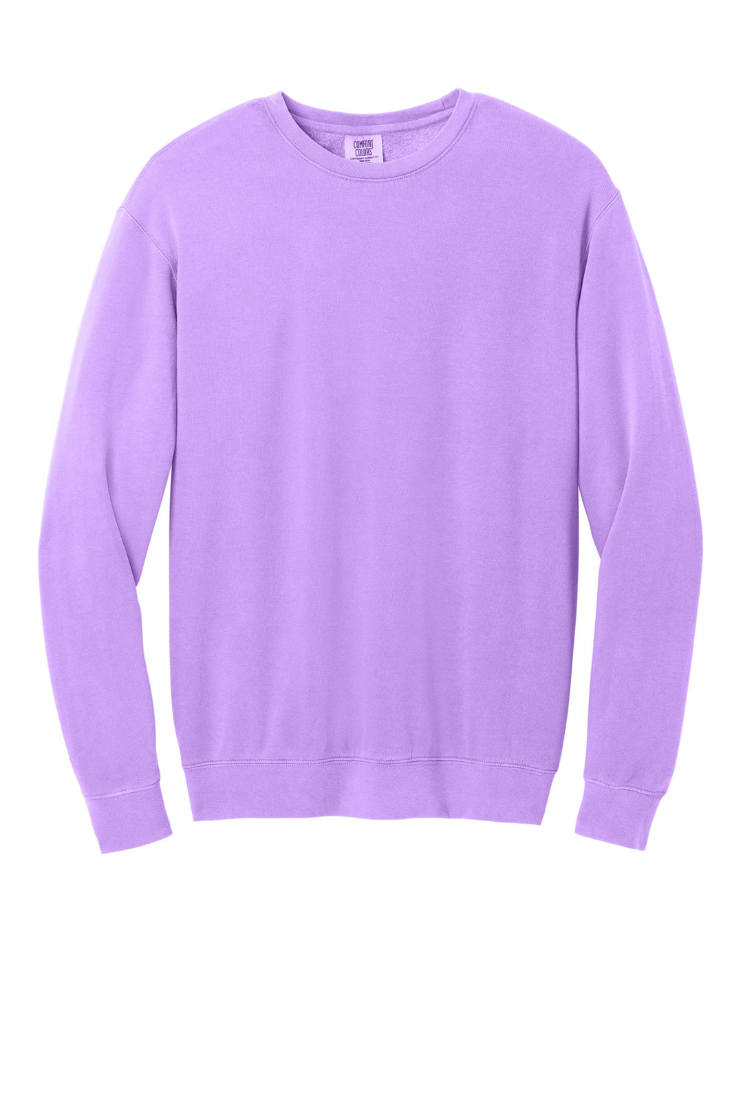 Front View of NeonVio Comfort Colors Lightweight Crewneck Sweatshirt 1466