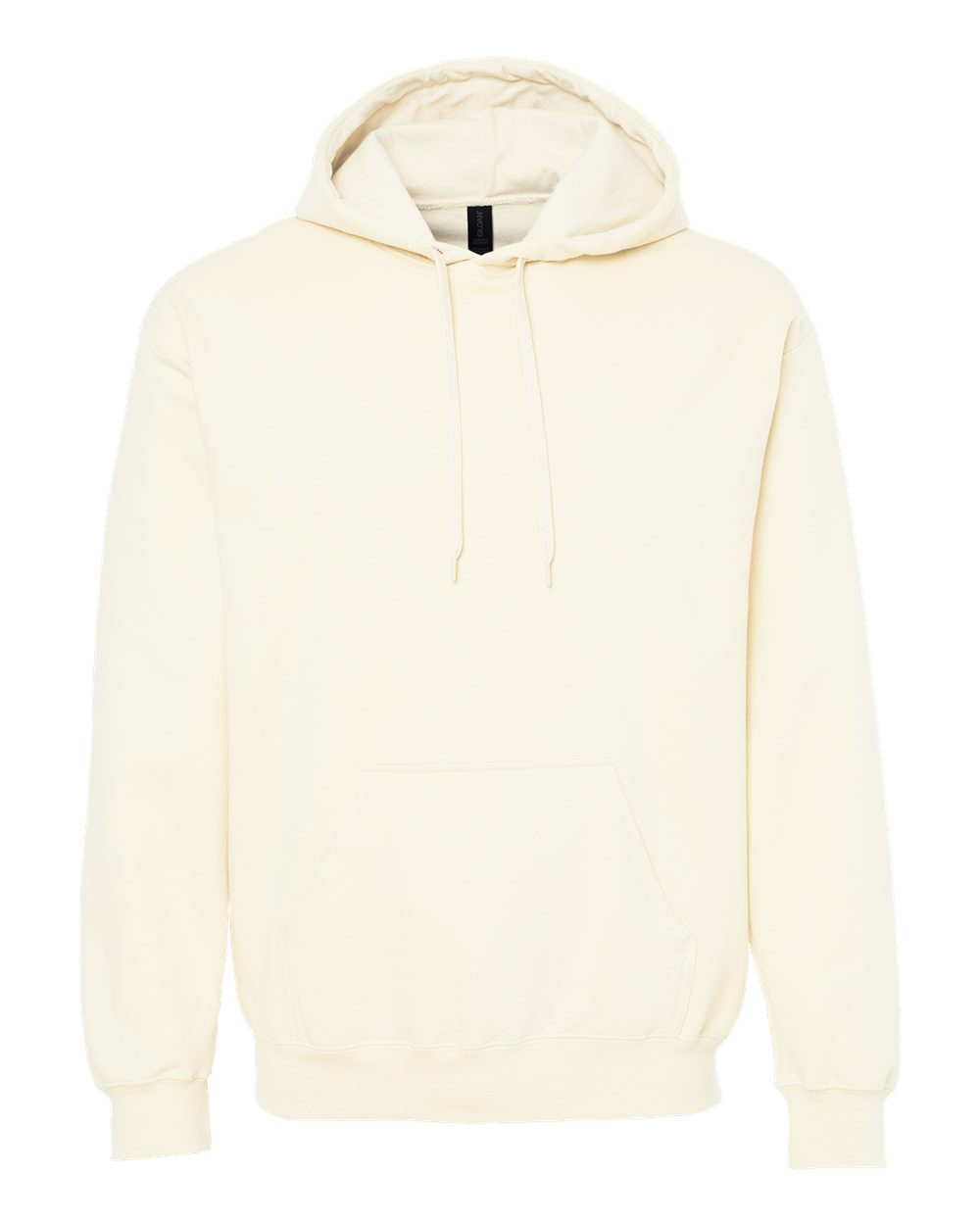 Front View of Off White Softstyle® Midweight Hooded Sweatshirt - SF500