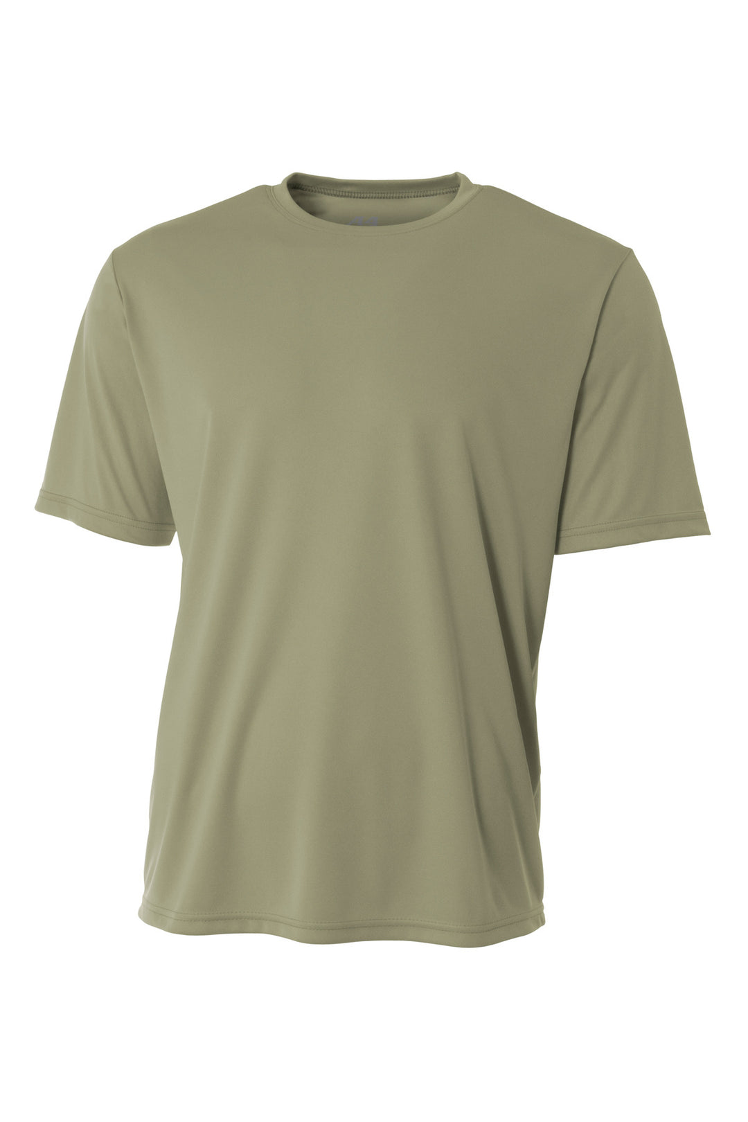 Front View of Olive A4 Cooling Performance Short Sleeve Tee A4N3142