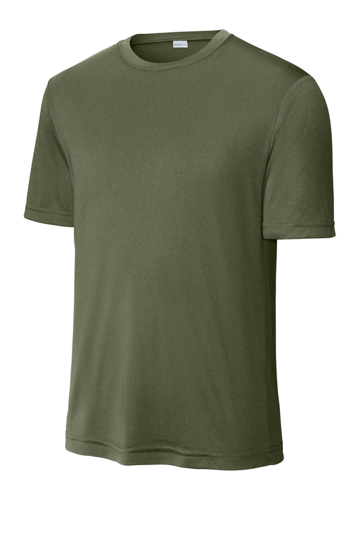 Front View of Olive Drab Grn Sport-Tek PosiCharge Competitor Tee. ST350