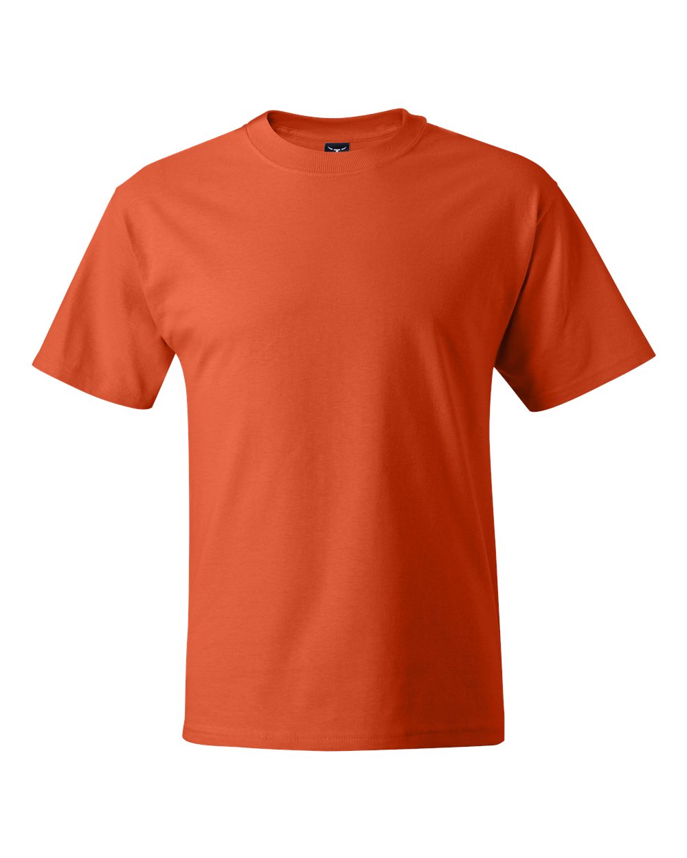 Front View of Orange Beefy-T® T-Shirt - 5180