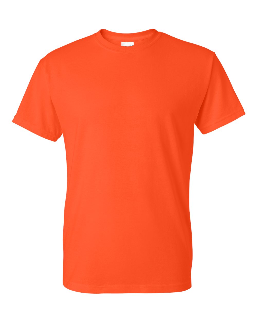 Front View of Orange DryBlend® T-Shirt - 8000
