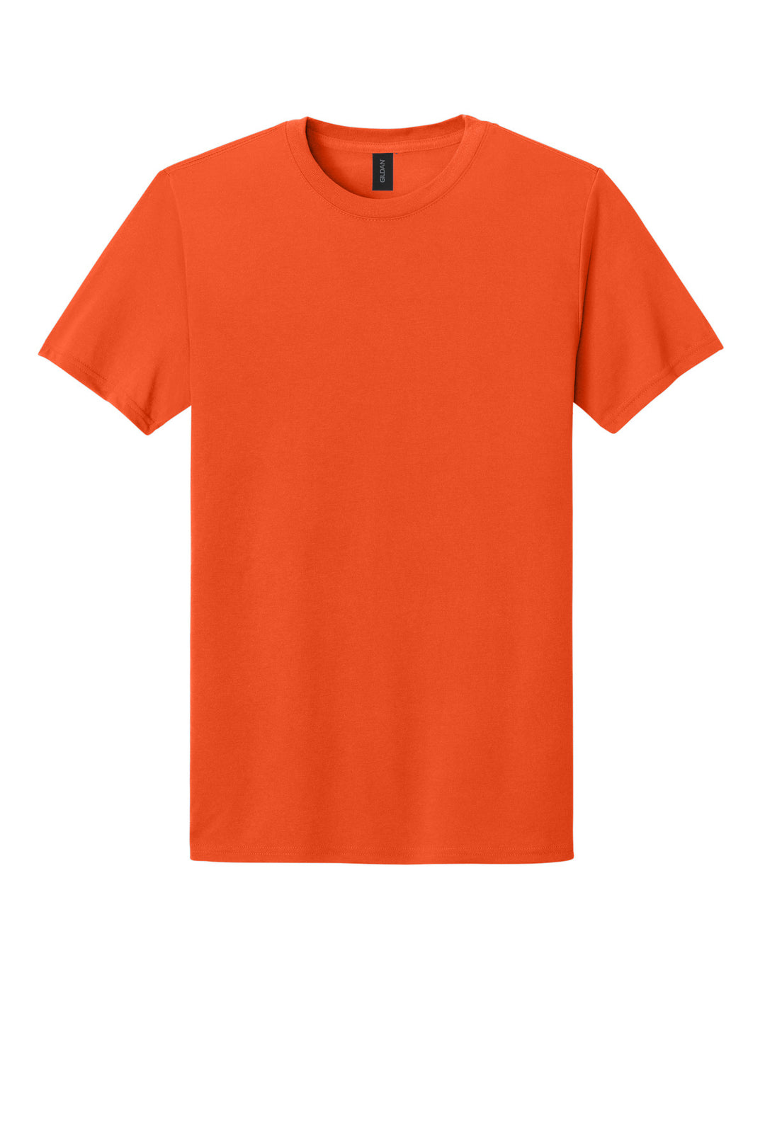 Front View of Orange Gildan Gildan Performance T-Shirt. 42000